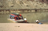 [Take-out on the Colorado River.]