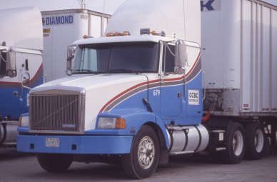 [CCBC conventional tractor-trailer rig]