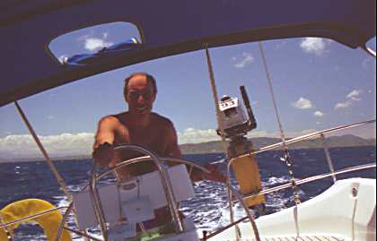 [Sailing back to St. Lucia]