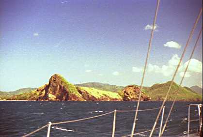 [Approaching St. Lucia]