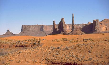 [Monument Valley scene.]