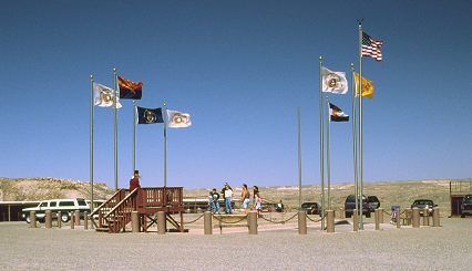 [Overview of Four Corners monument.]