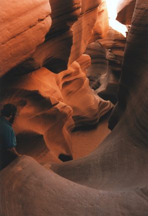[Interior of Antelope Canyon.]